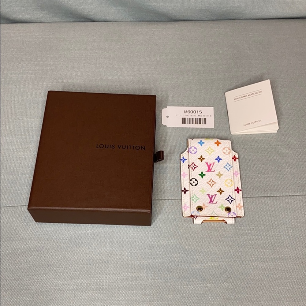 Authentic Louis Vuitton iPod case. Multicolore Monogram